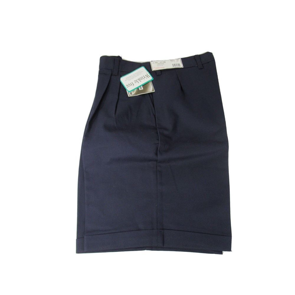 Becky Thatcher Elderwear Uniform Navy Shorts Girls size 17 waist 33" NWT